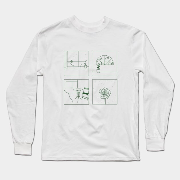 Windows Long Sleeve T-Shirt by jillobeans